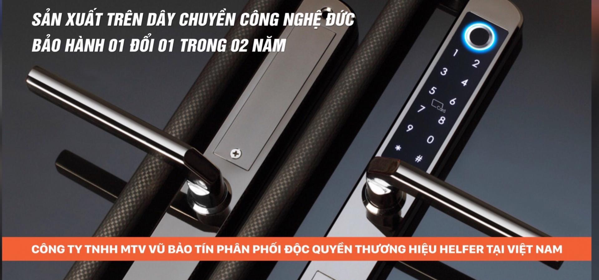 Khóa thông minh Helfer với nhiều mẫu khóa thông minh đẹp - sang trọng